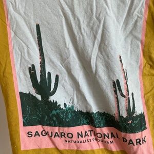 parks project x madwell mustard yellow saguaro national park graphic t shirt